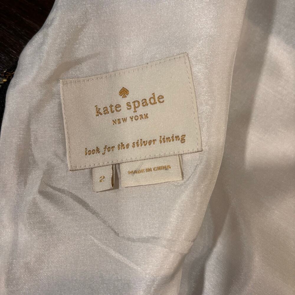 Kate Spade New York "Carolyn" It-Girl Striped Dress -Size 2- Taylor Swift - Picture 8 of 10